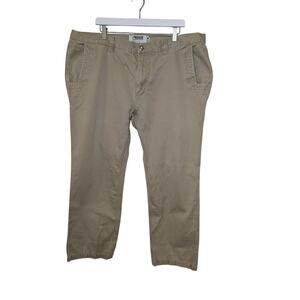 Mountain Khakis Teton Twill Work Outdoor Activewear Pant Tan Beige 44 x 30